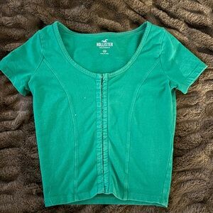 Hollister Vibrant Green Short Sleeve Top